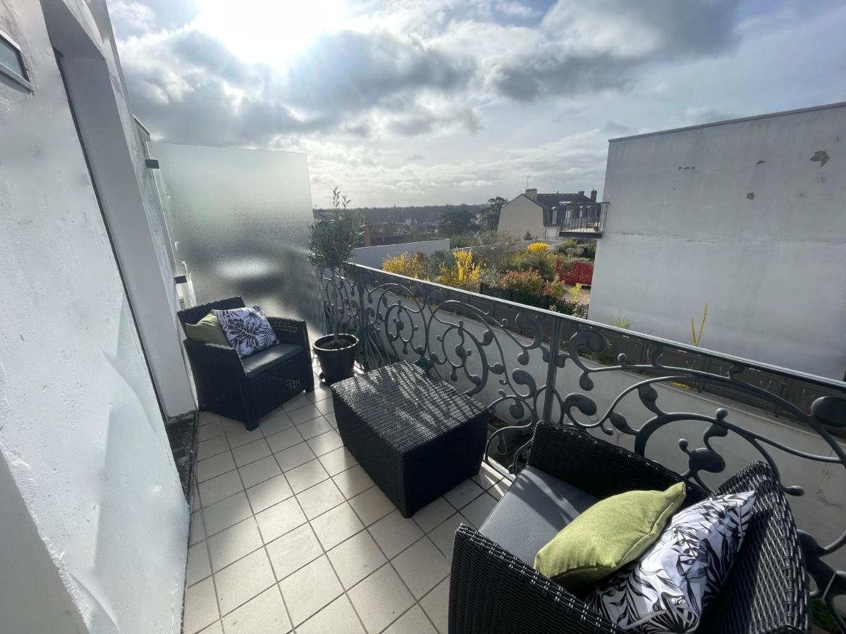 Alp Chartres - Grand Studio Avec Terrasse Et Parking Exterior foto